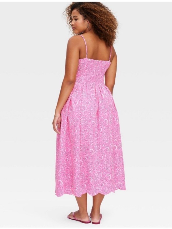 Roller Rabbit x Target Pink Paisley Floral
Drop Waist Midi A-Line Dress - Picture 2 of 5